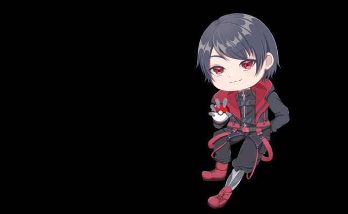 個人VTuber「人造」様　ミニキャラ