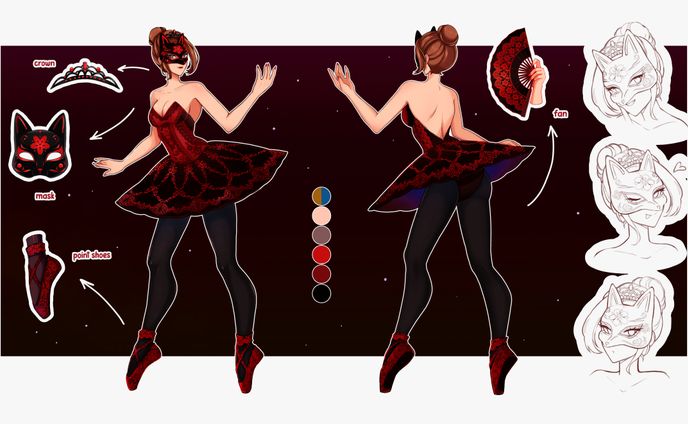 Ballerina Character Sheet 