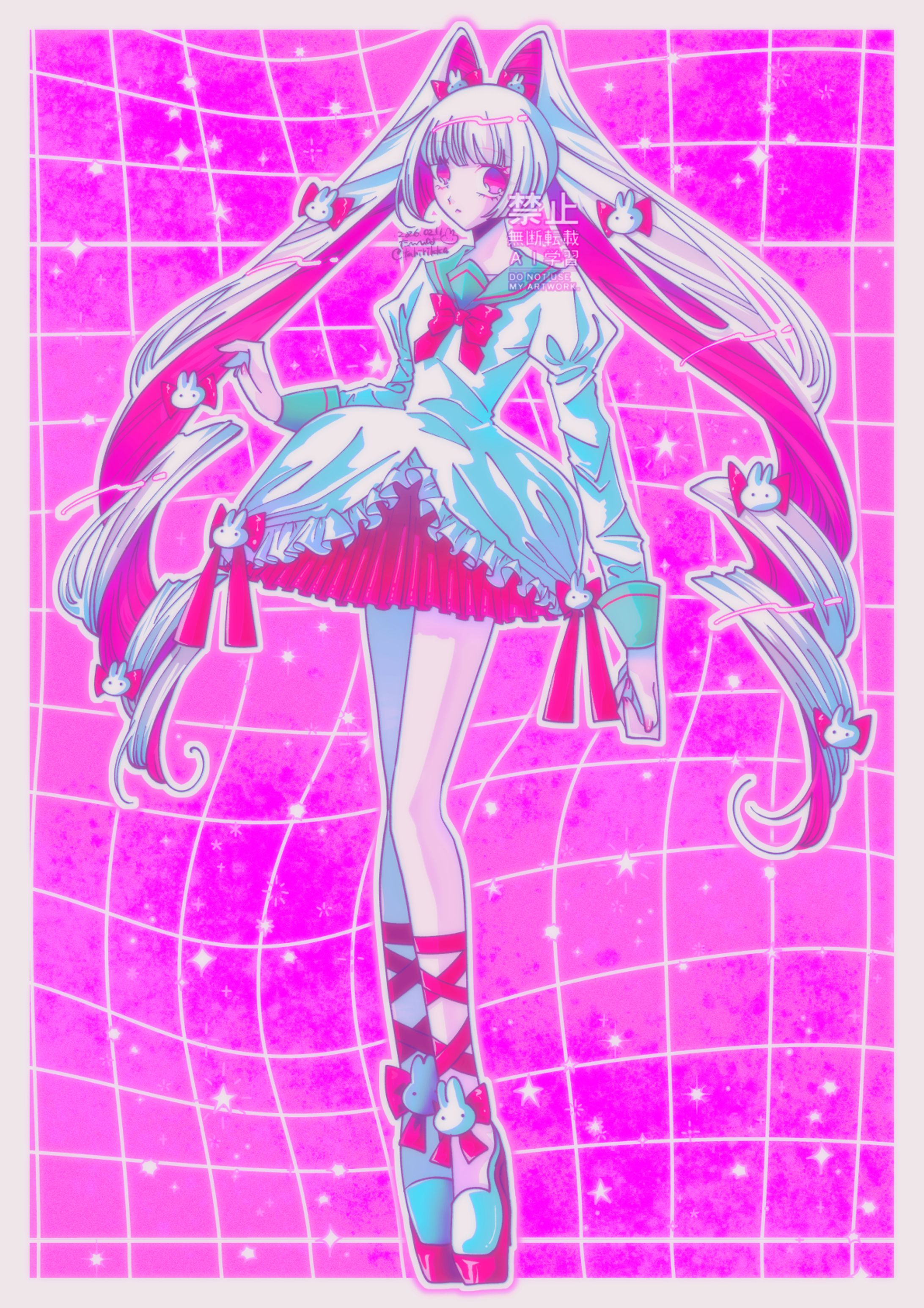 うさぎモチーフのキャラクターデザイン-1