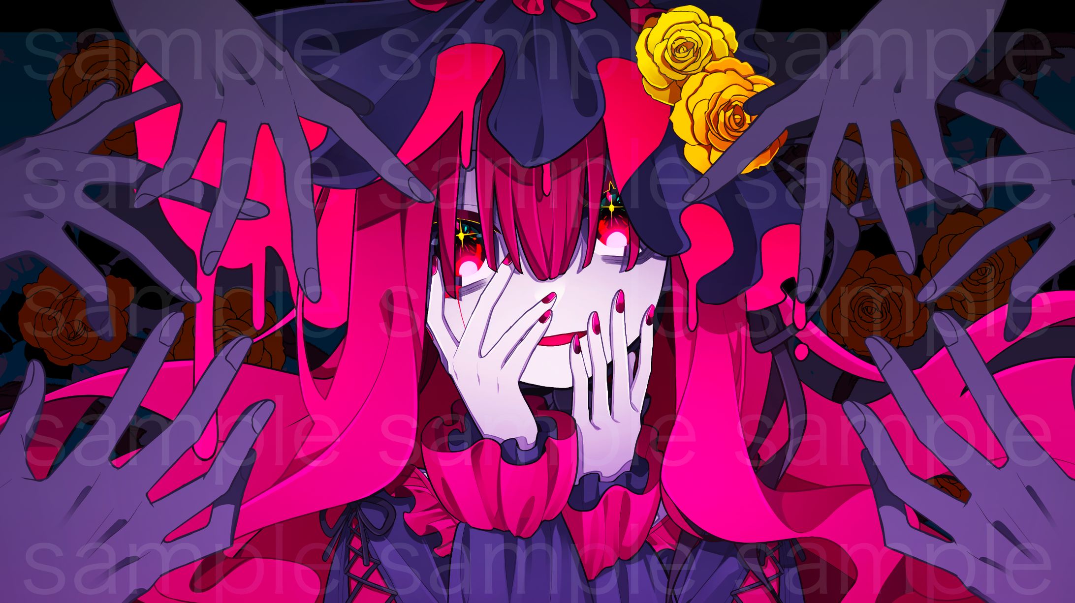 【work】「エンヴィープリズナー」 feat.可不」/フジ・ヌバル=ニキ様 動画イラスト-1
