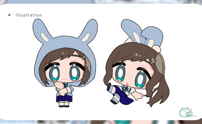 ちびキャライラスト /あめうさぎ様