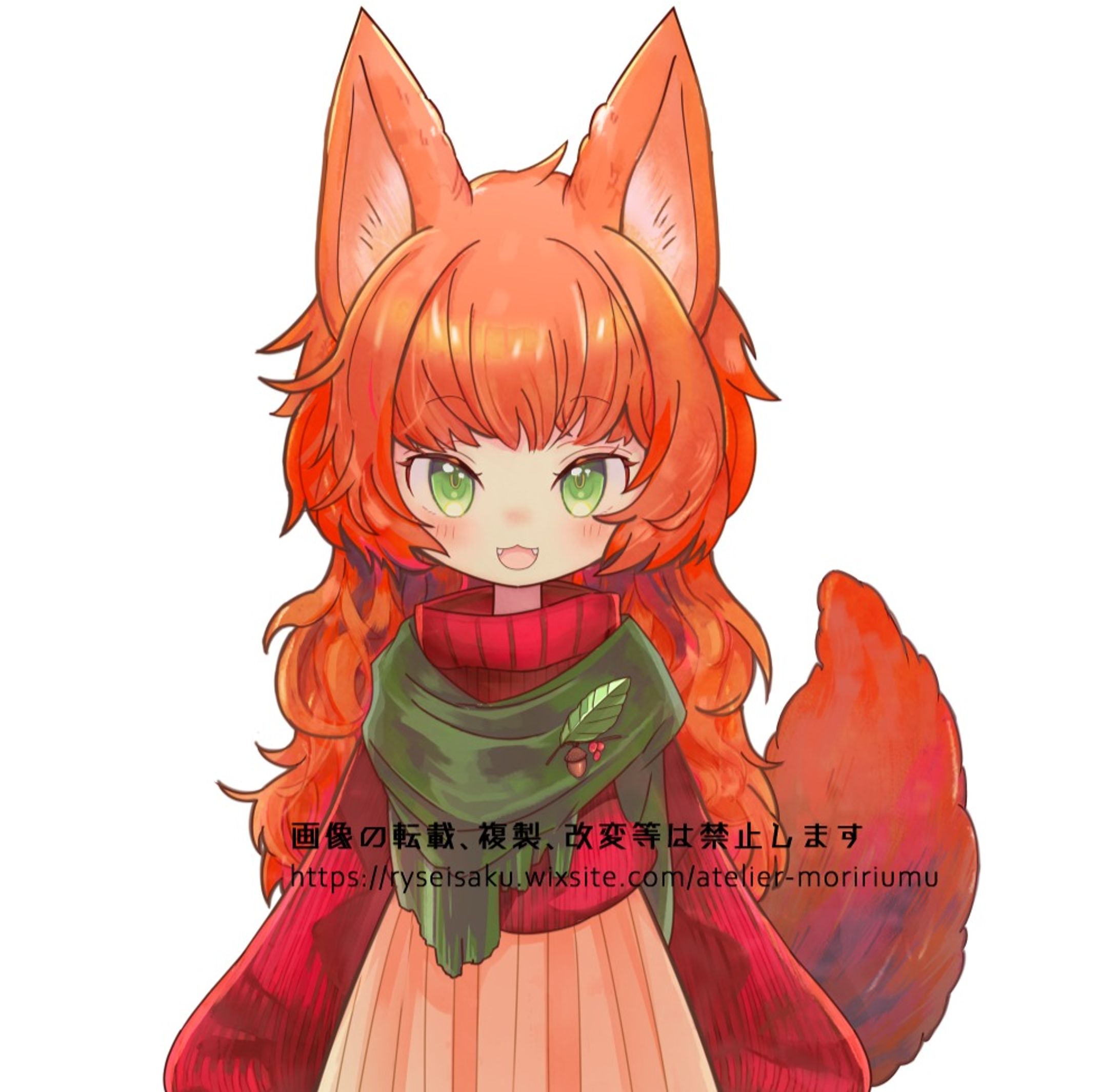 　個人Vtuber様（狐の女の子）-1