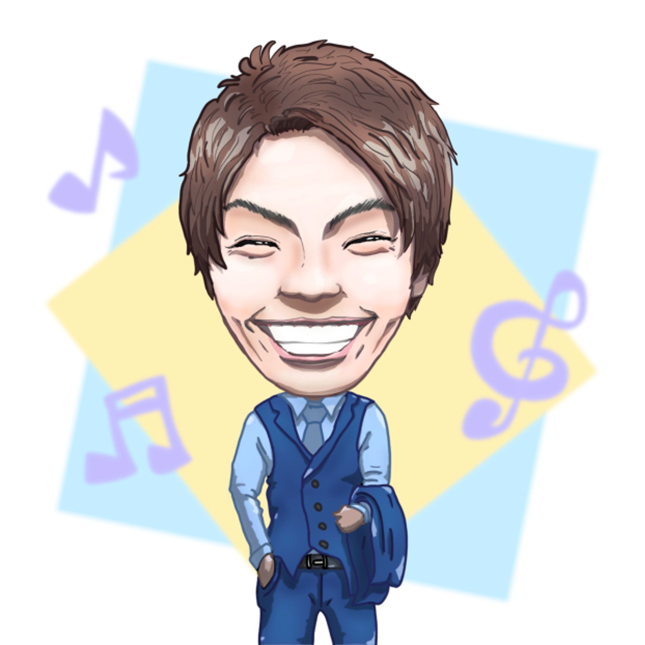 【実績紹介】似顔絵イラスト-1