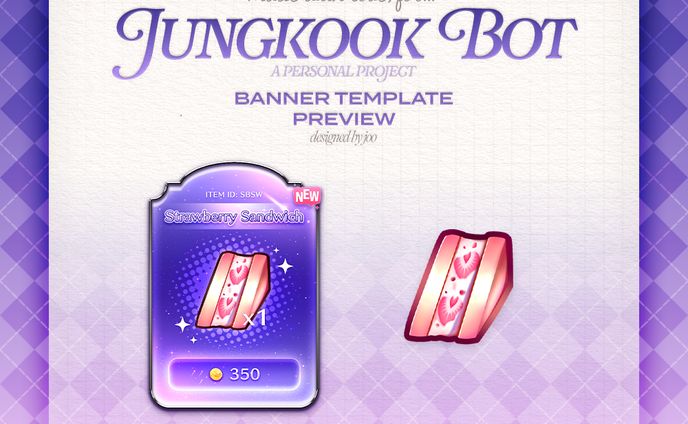 USER INTERFACE ASSETS：JUNGKOOK BOT VERSION 2