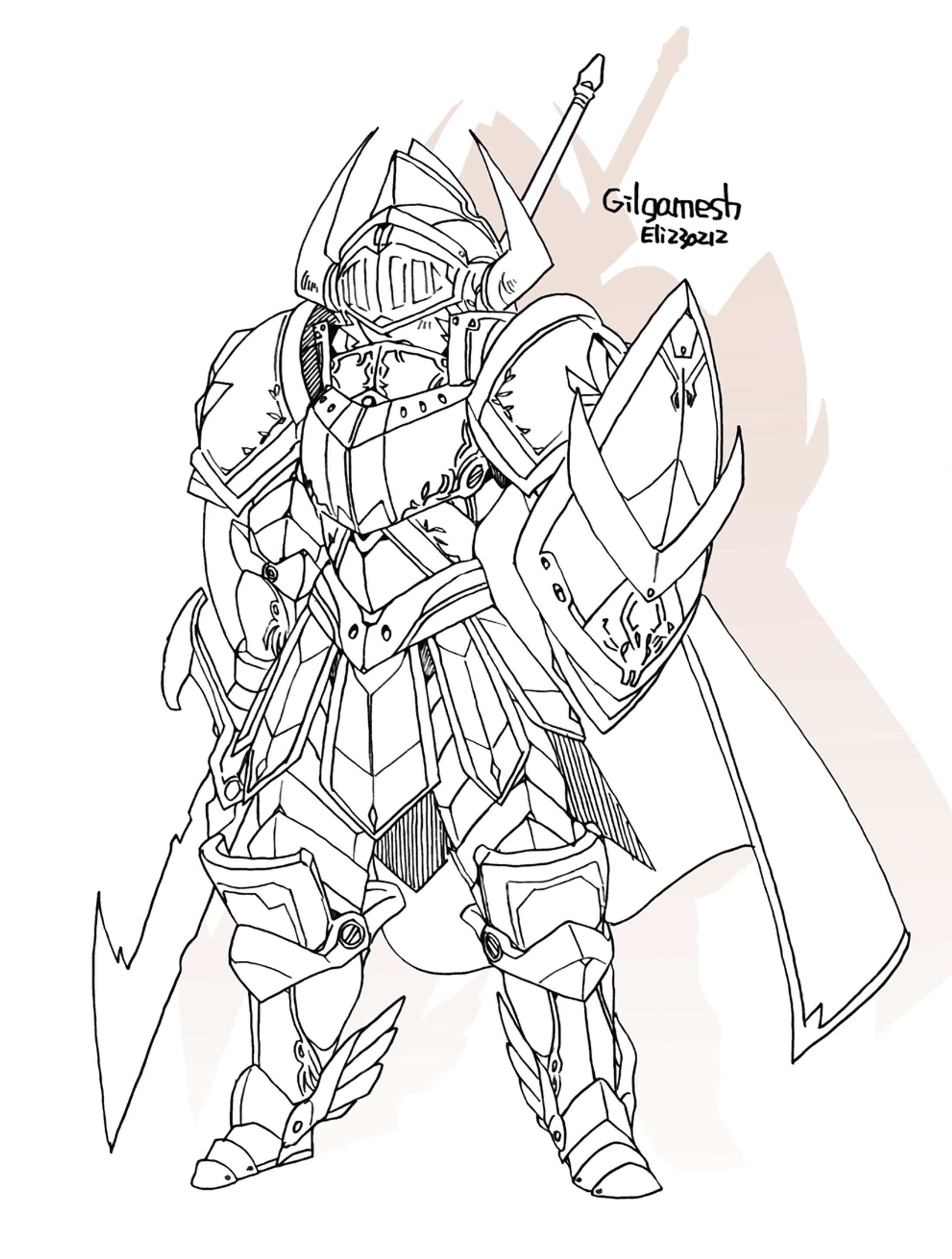 画像参考：ファンタジー系甲冑-1