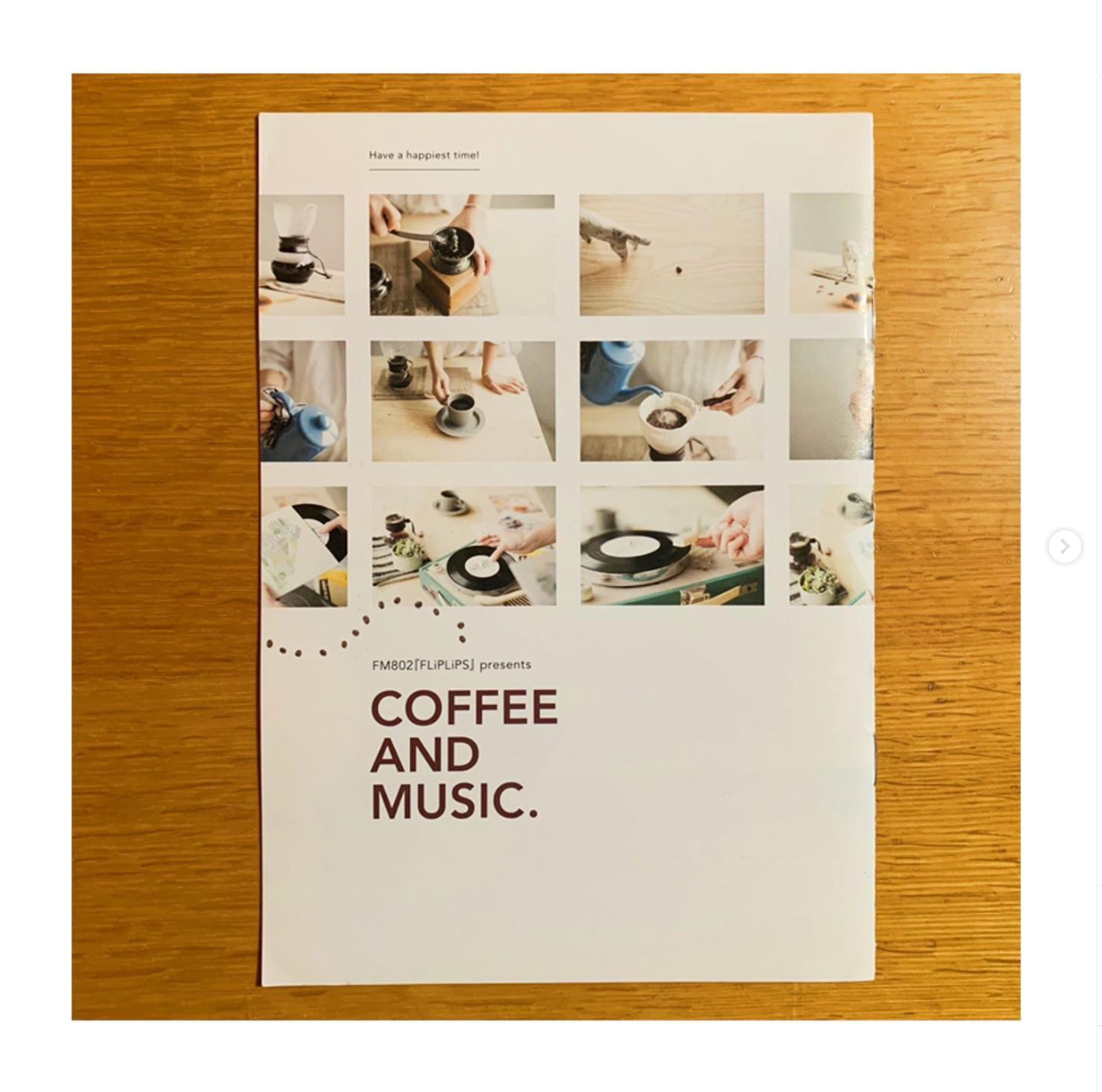 FM802「FLiPLiPS」フリーペーパー『 COFFEE AND MUSIC.』 企画・編集・ライティング ※配布終了-1