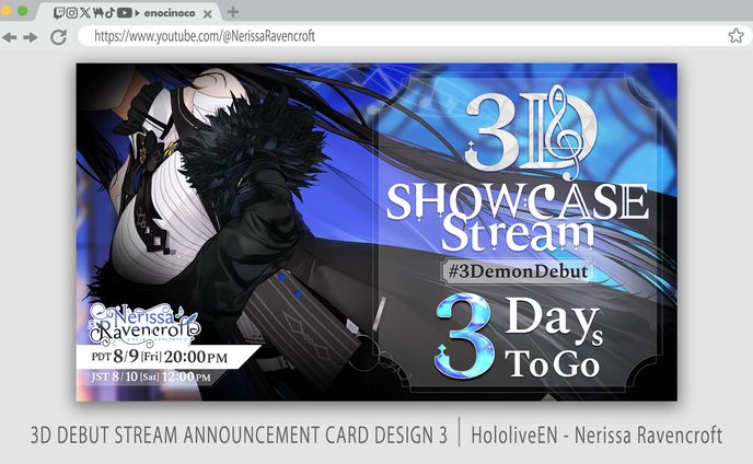 ANNOUNCEMENT｜Nerissa Ravencroft HololiveEN 