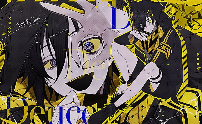 【お仕事】奏手イヅル 様　『トラフィック・ジャム』歌ってみたイラスト