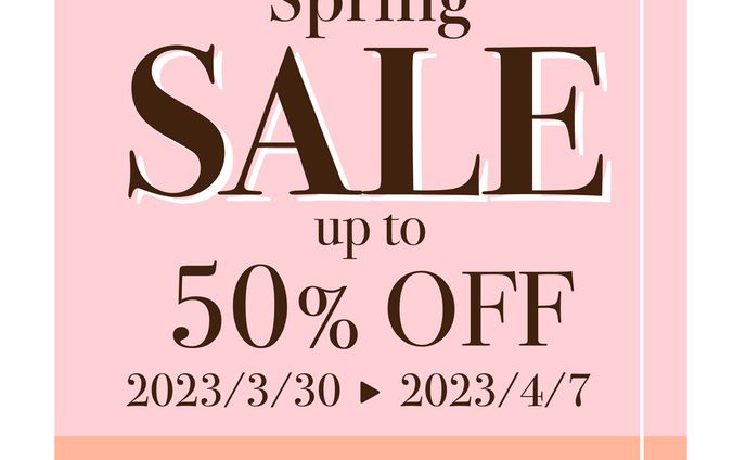 【架空】ファッション系 Springセールバナー