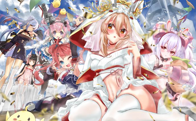 アズレン６周年イラスト