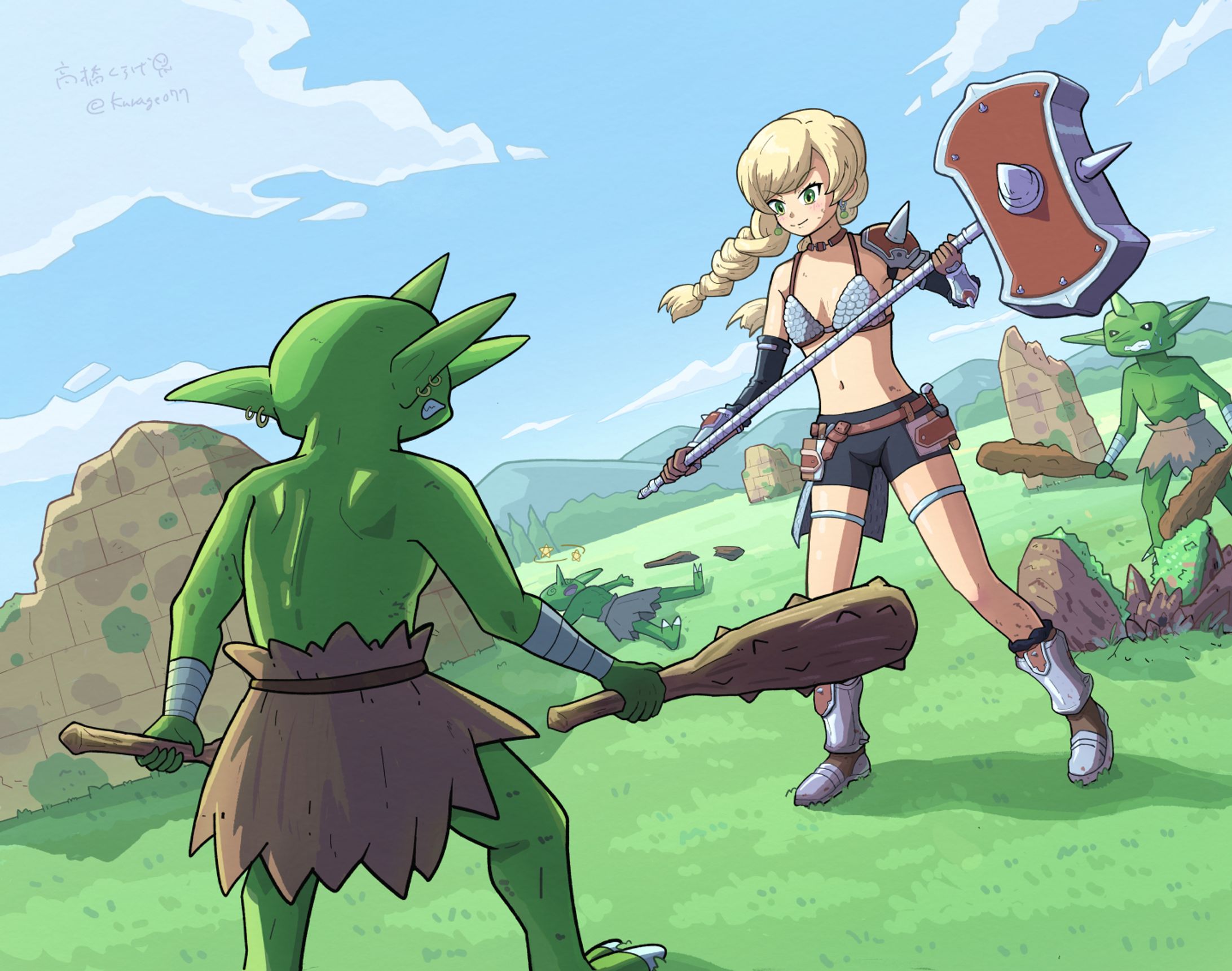 Skebご依頼イラスト/リアちゃん-1