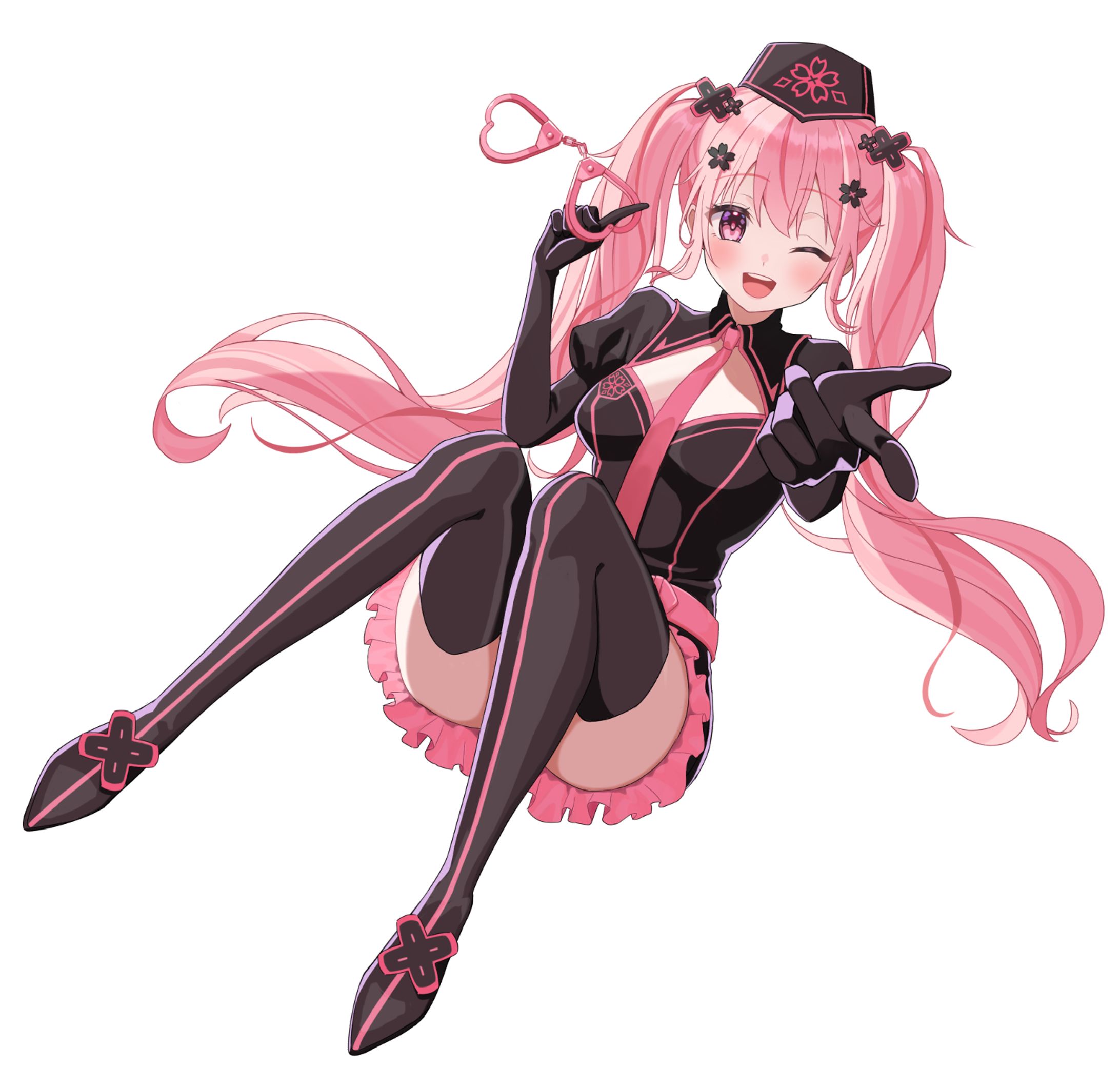 Vtuber桜なごみ様　配信用サムネイルイラスト-1