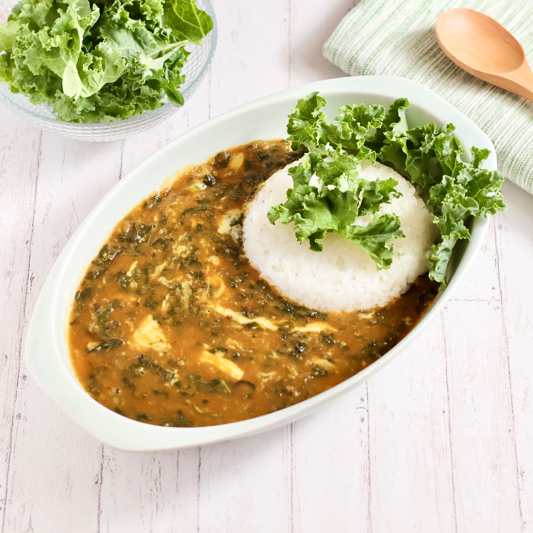 ケールチーズカレー-1