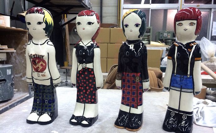Ceramic doll 