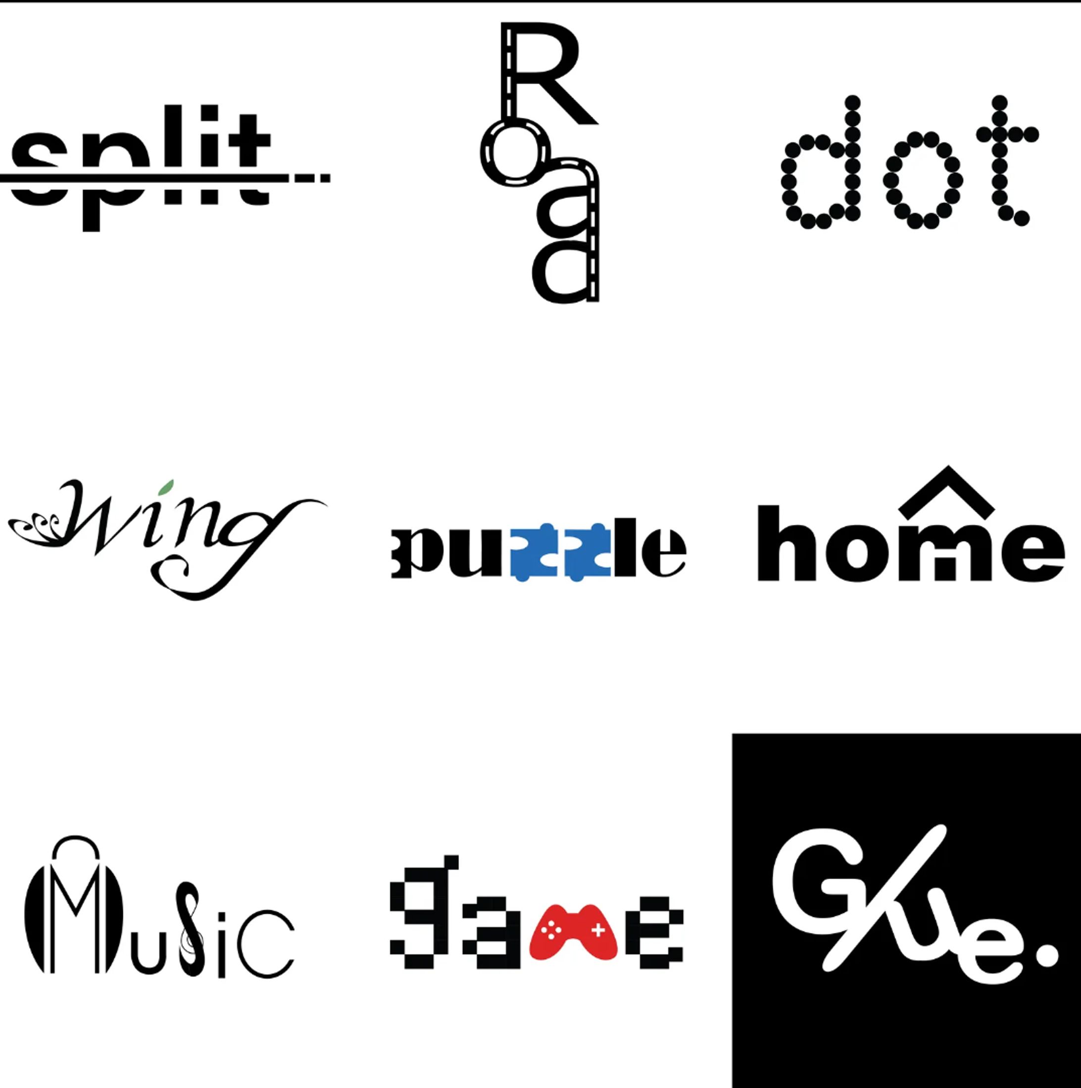 [using illustrator program]  Font design challenge-1