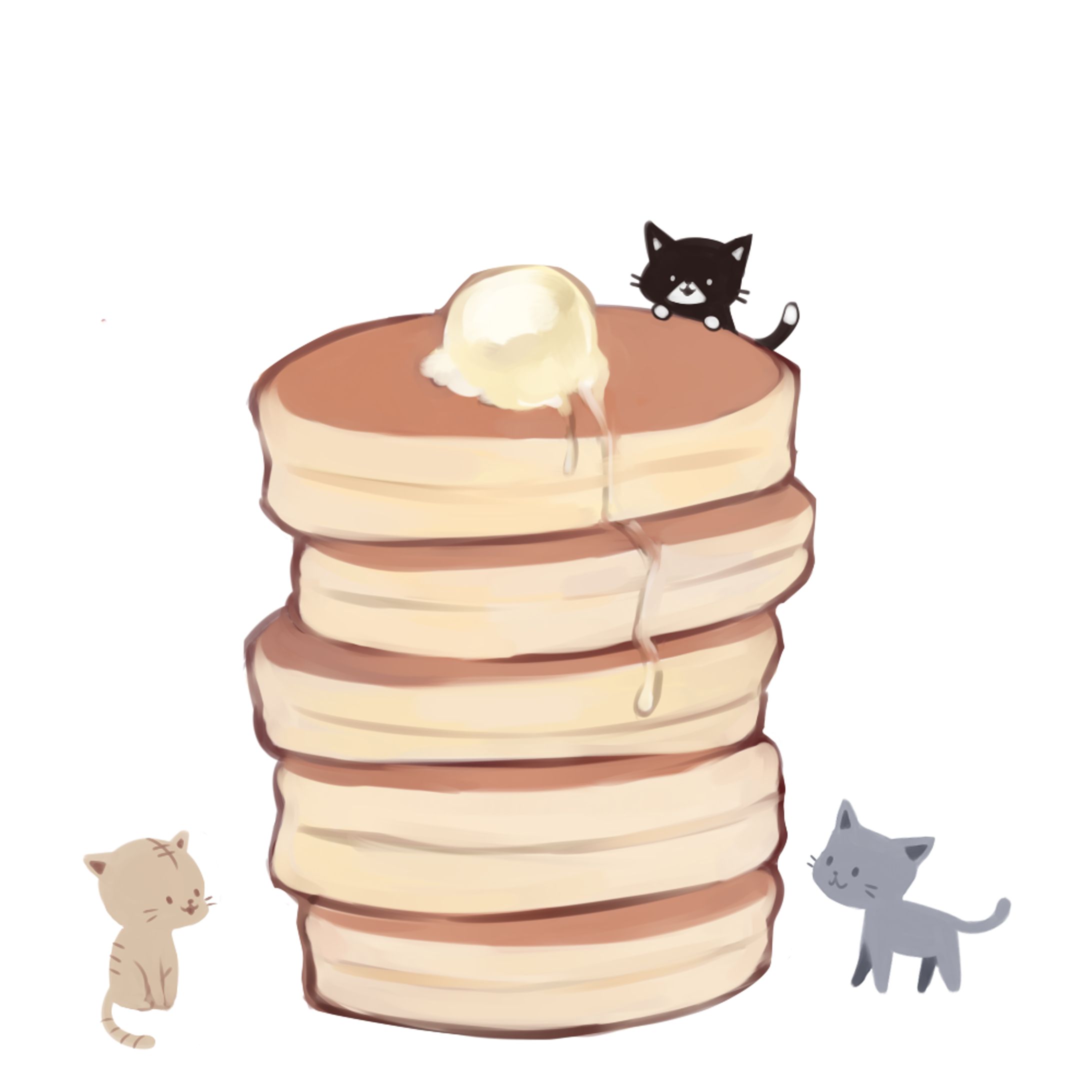 ねことパンケーキ-1