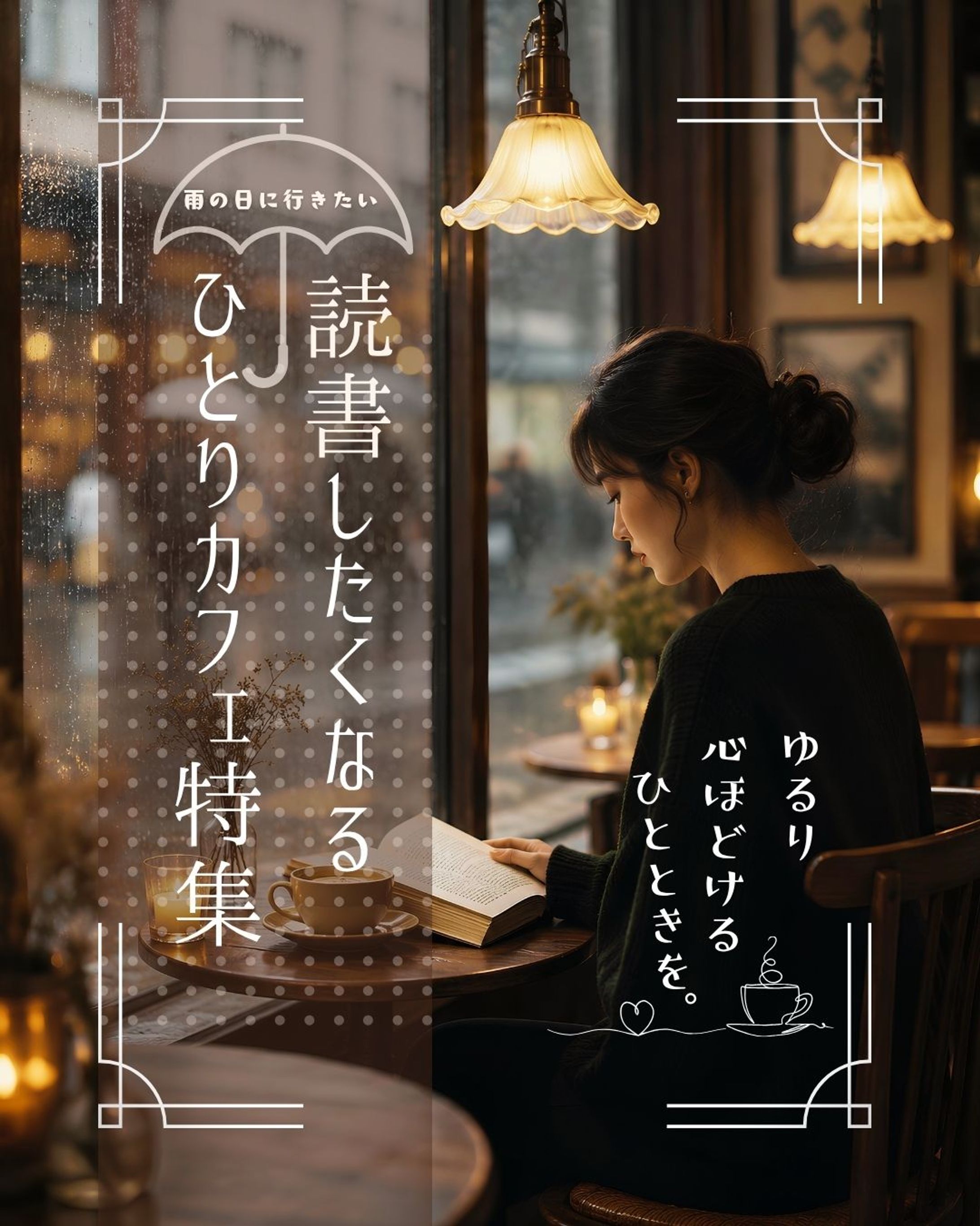 梅雨にぴったり・読書したくなるひとりカフェ特集-1