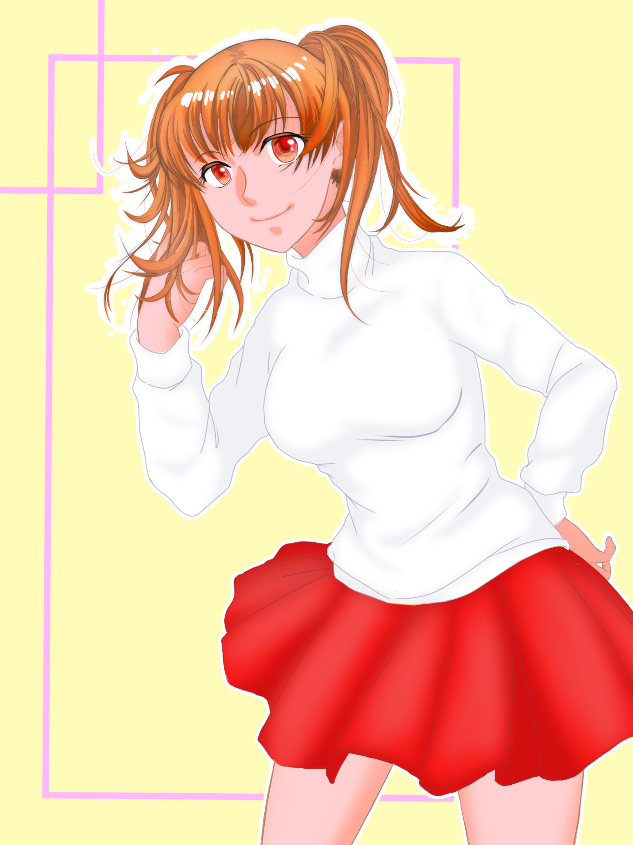女の子ツインテール-1