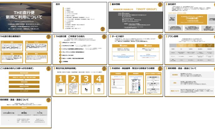 EC営業資料　PowerPoint作成