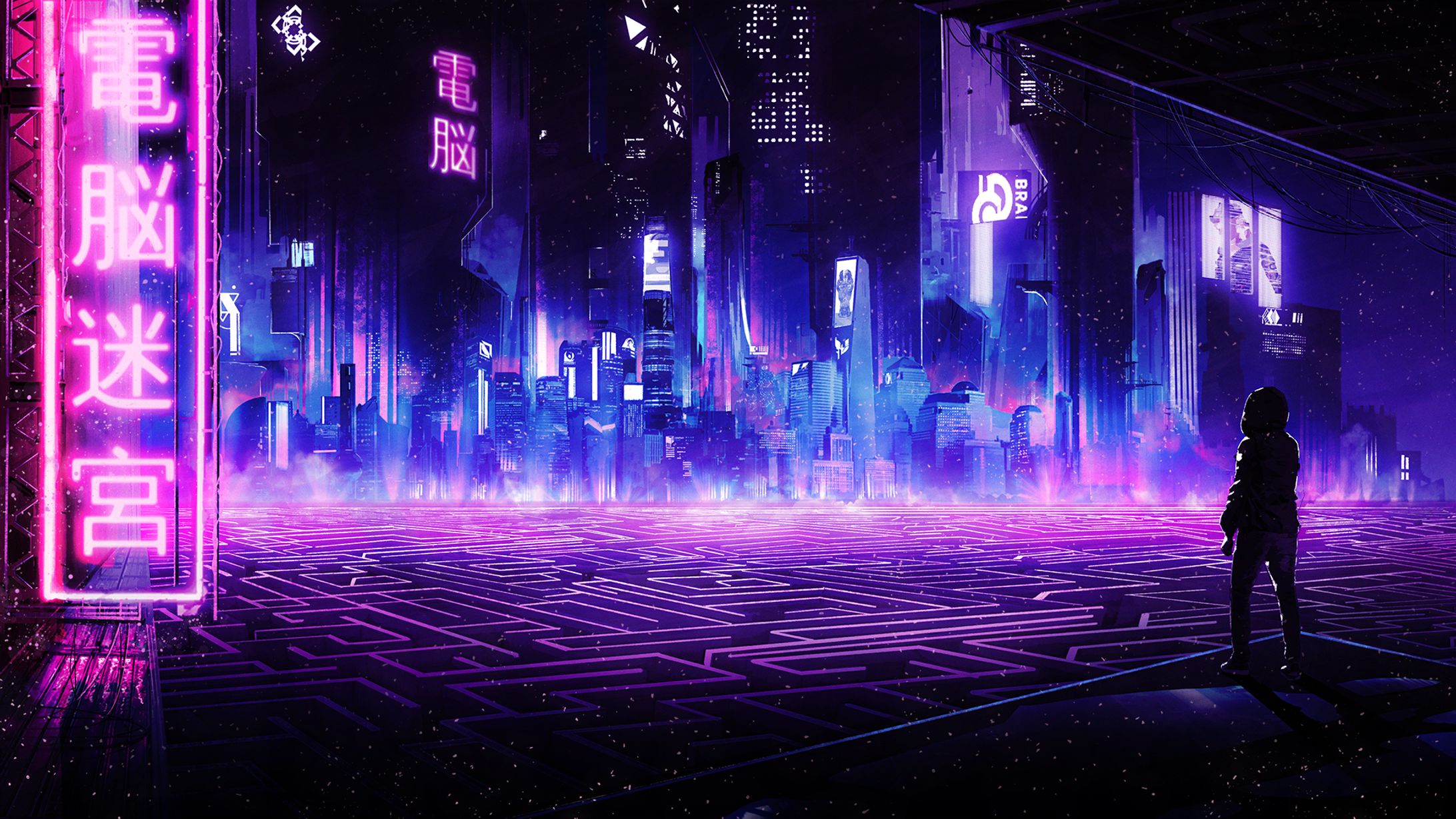 電脳迷宮　KVイラスト-1