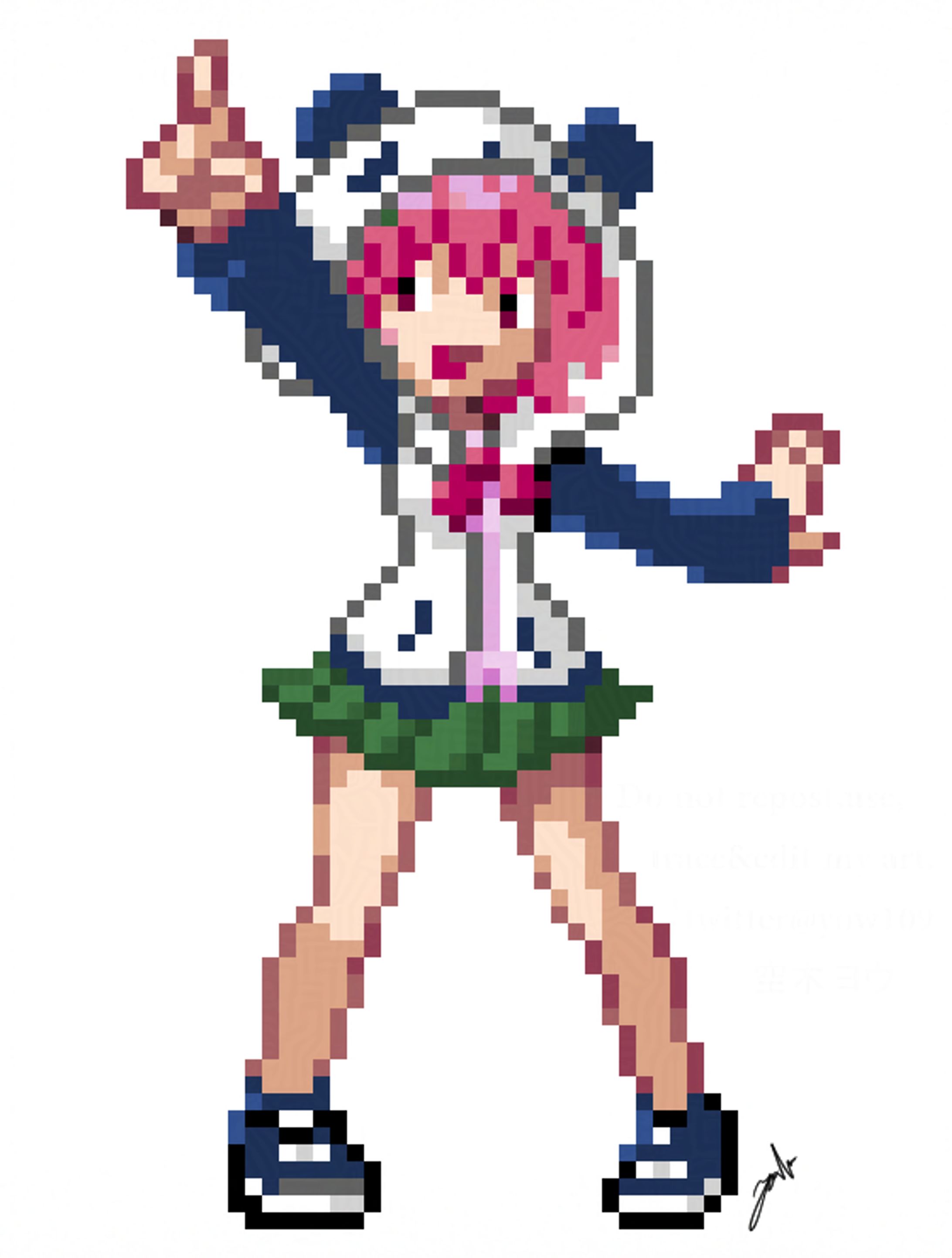 【ﾌｧﾝｱｰﾄ】ポケモン風 笹木咲ちゃん（にじさんじ）-1