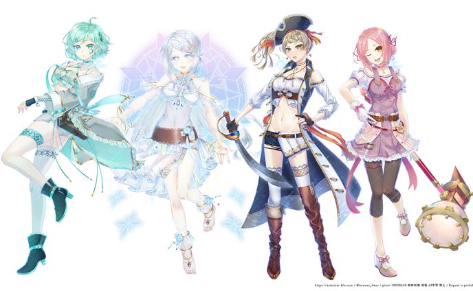 イラスト】立ち絵 女性キャラクター 17種 イラスト】立ち絵 女性キャラクター 17種