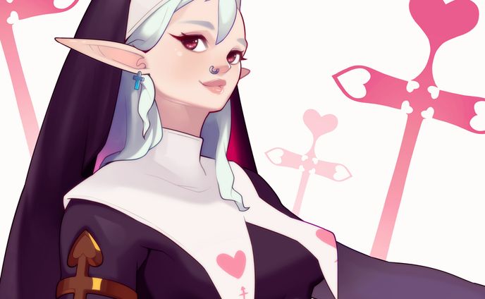 Nun Elf / 修道女エルフ