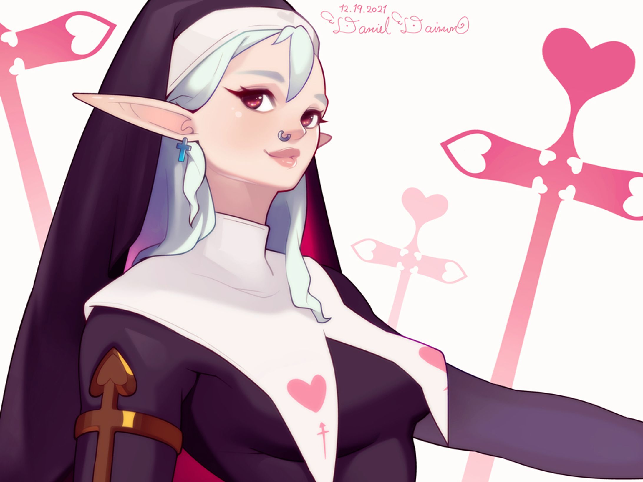 Nun Elf / 修道女エルフ-1