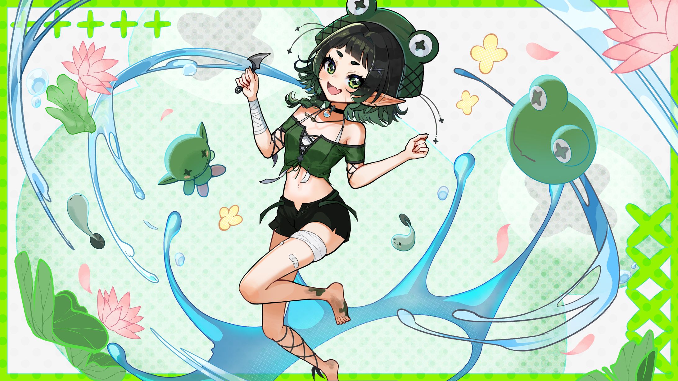 ご依頼/Commission:Screen and Merchandise Art🎨Hina Gab 2.0 model-1