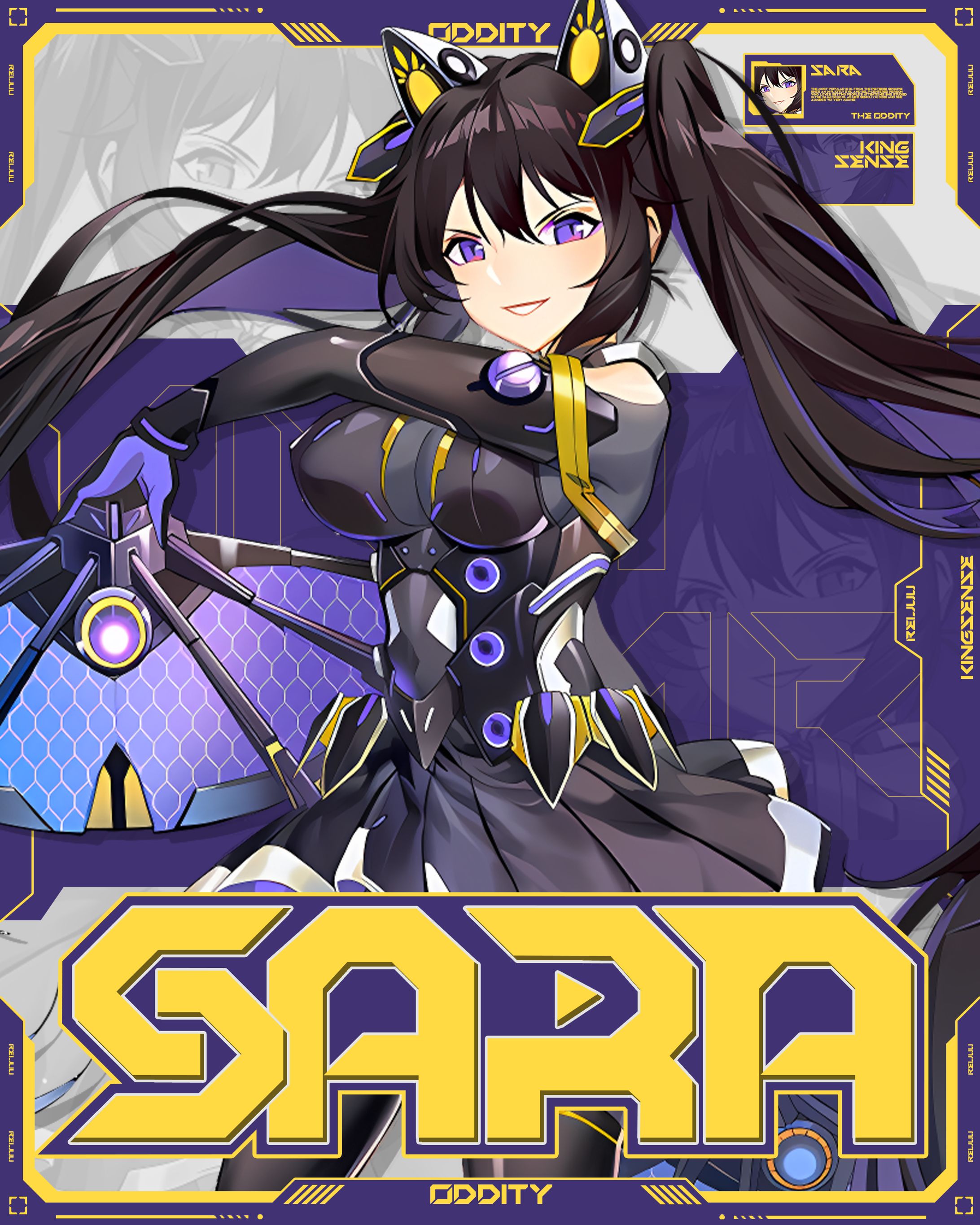 [Anime Poster Design] - Sara - Kingsense-1