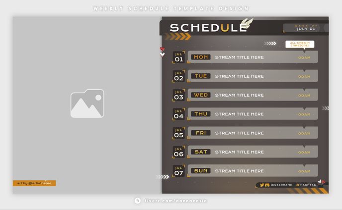 Schedule Template [gbrealcorp]