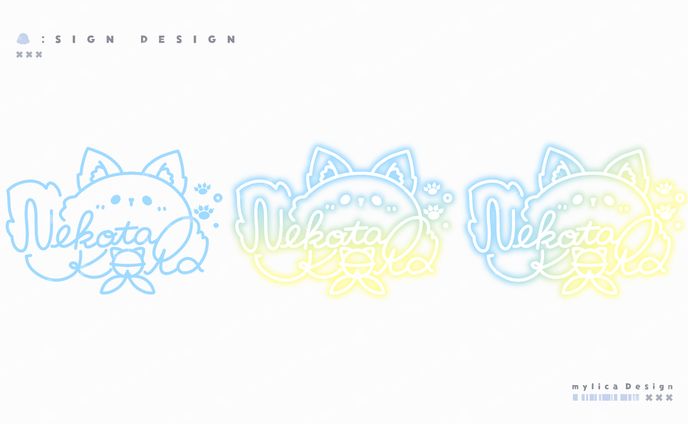 ねこたこた / SIGN DESIGN