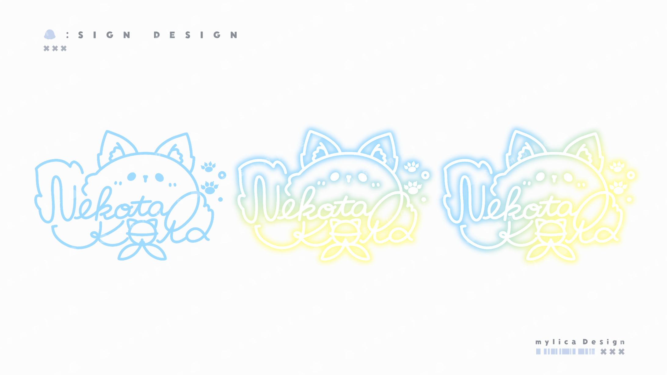 ねこたこた / SIGN DESIGN-1