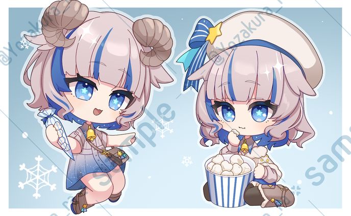 雪乃 メノウ 様 デフォルメイラスト