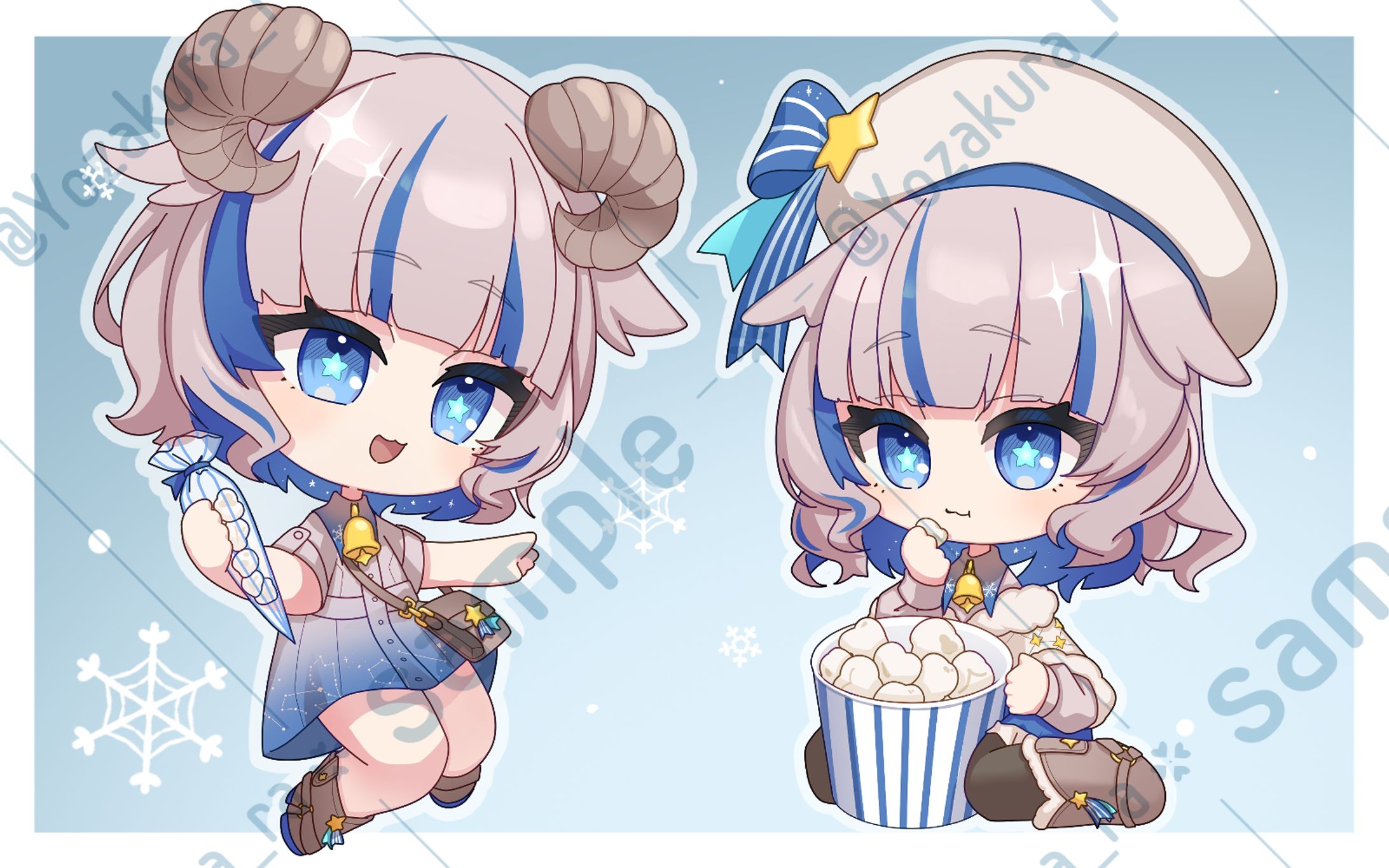 雪乃 メノウ 様 デフォルメイラスト-1