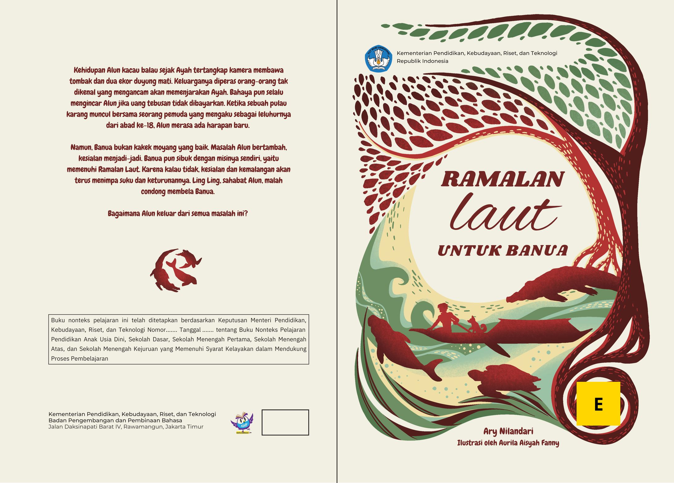 Ramalan Laut untuk Banua - Novel Book Illustration-1