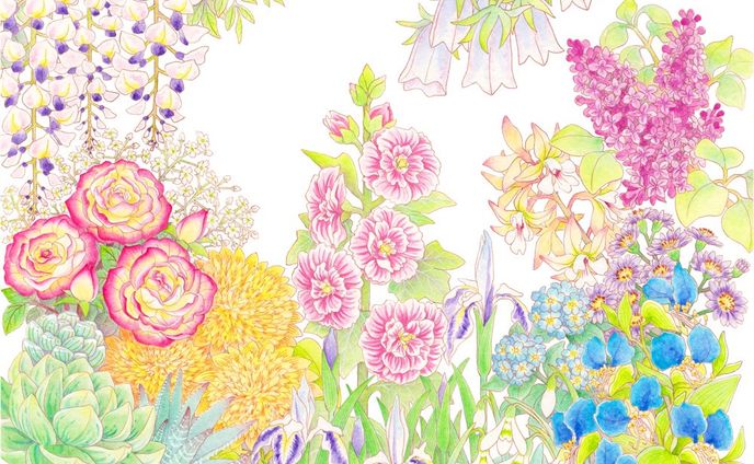 イラスト/デザイン、水彩