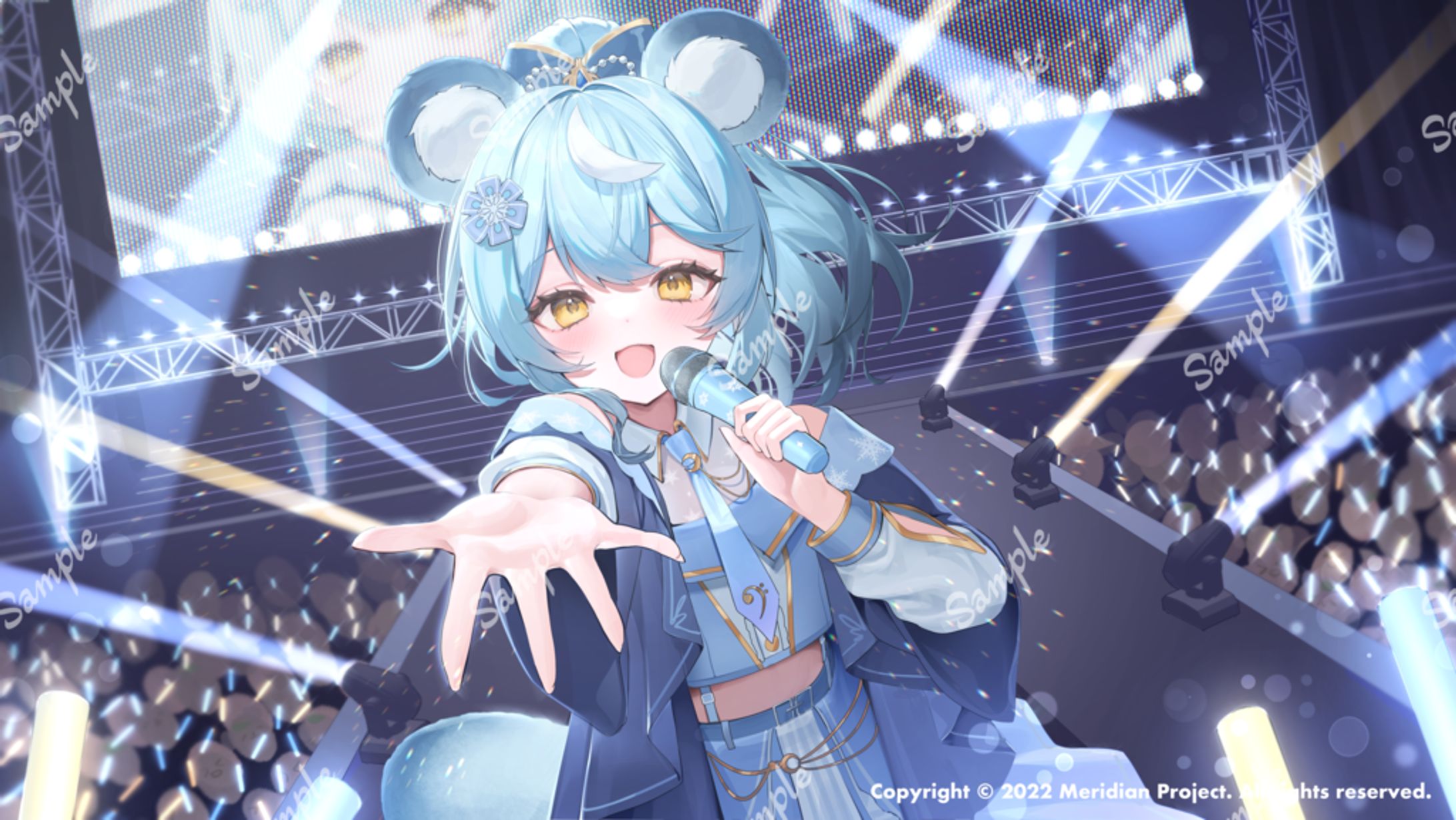 子午計畫メリディアンプロジェクト所属 澪Rei様：オリジナル曲「向光 Cherish」MVイラスト-1