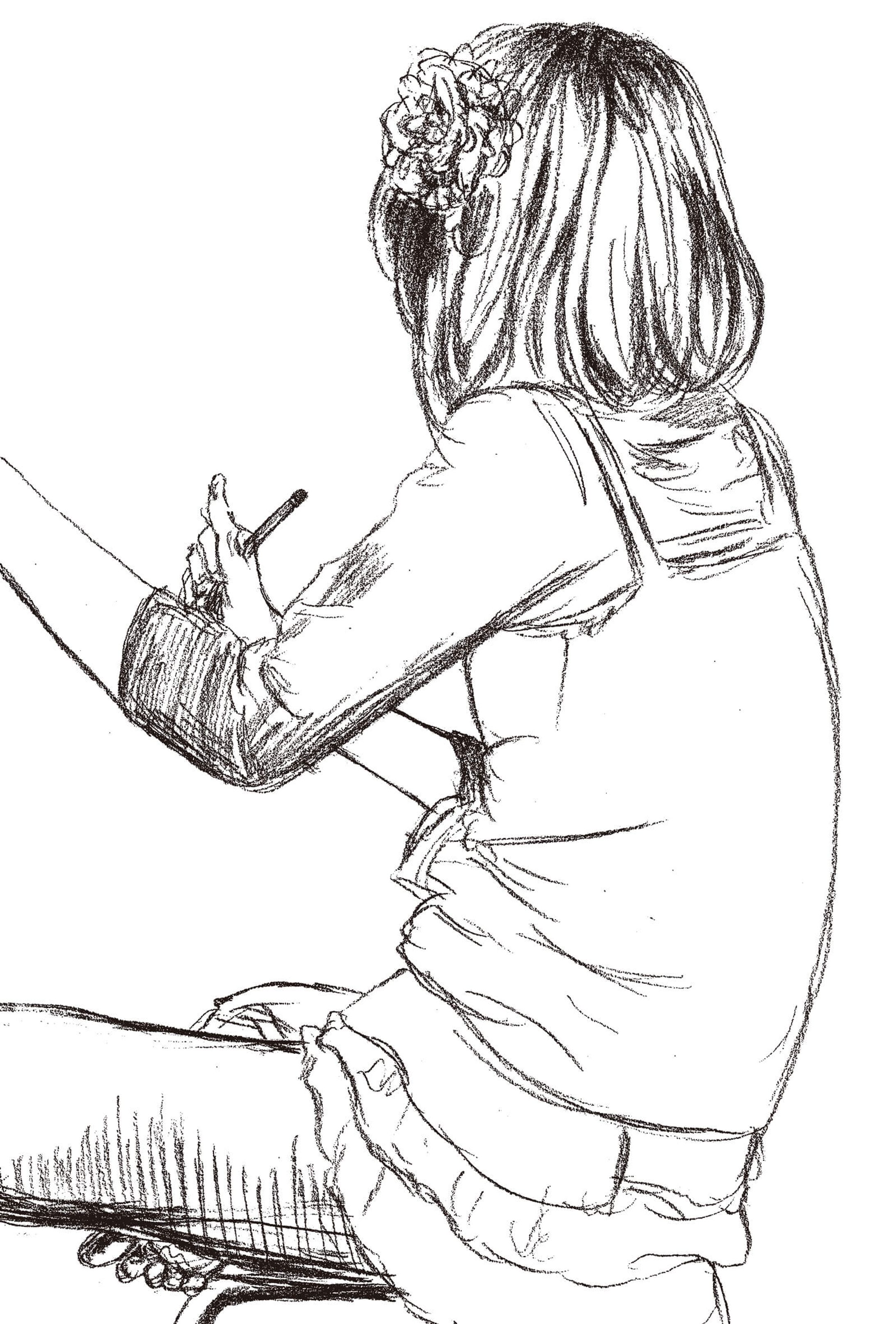 人物クロッキー①-1