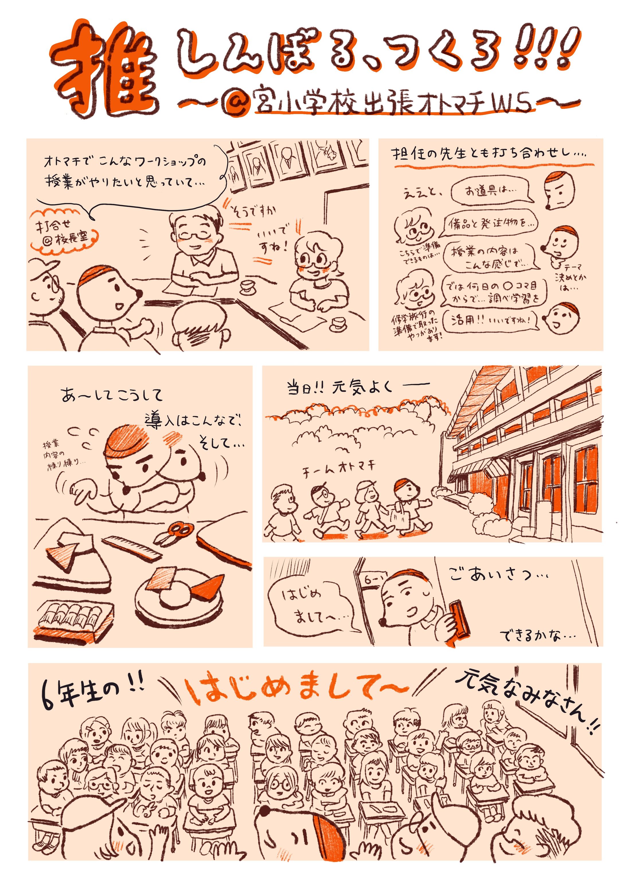 ワークショップの記録　コミックエッセイコミックエッセイ-1