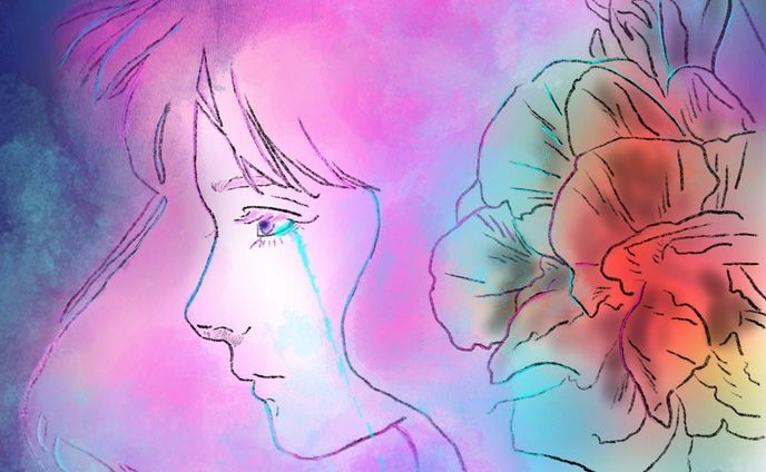 泣く花々crying flowers