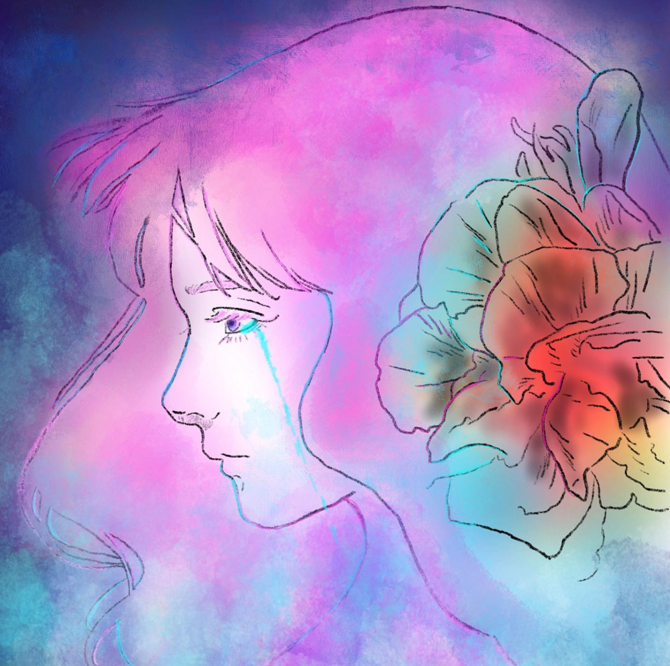 泣く花々crying flowers-1