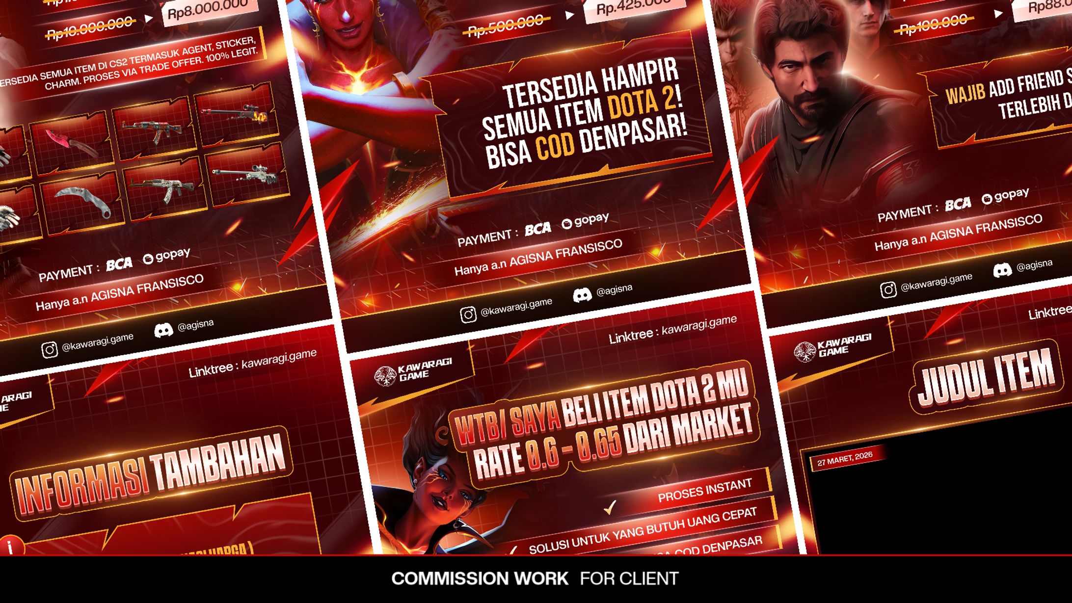 [COMMISSION WORK] Social Media Feed Design-1