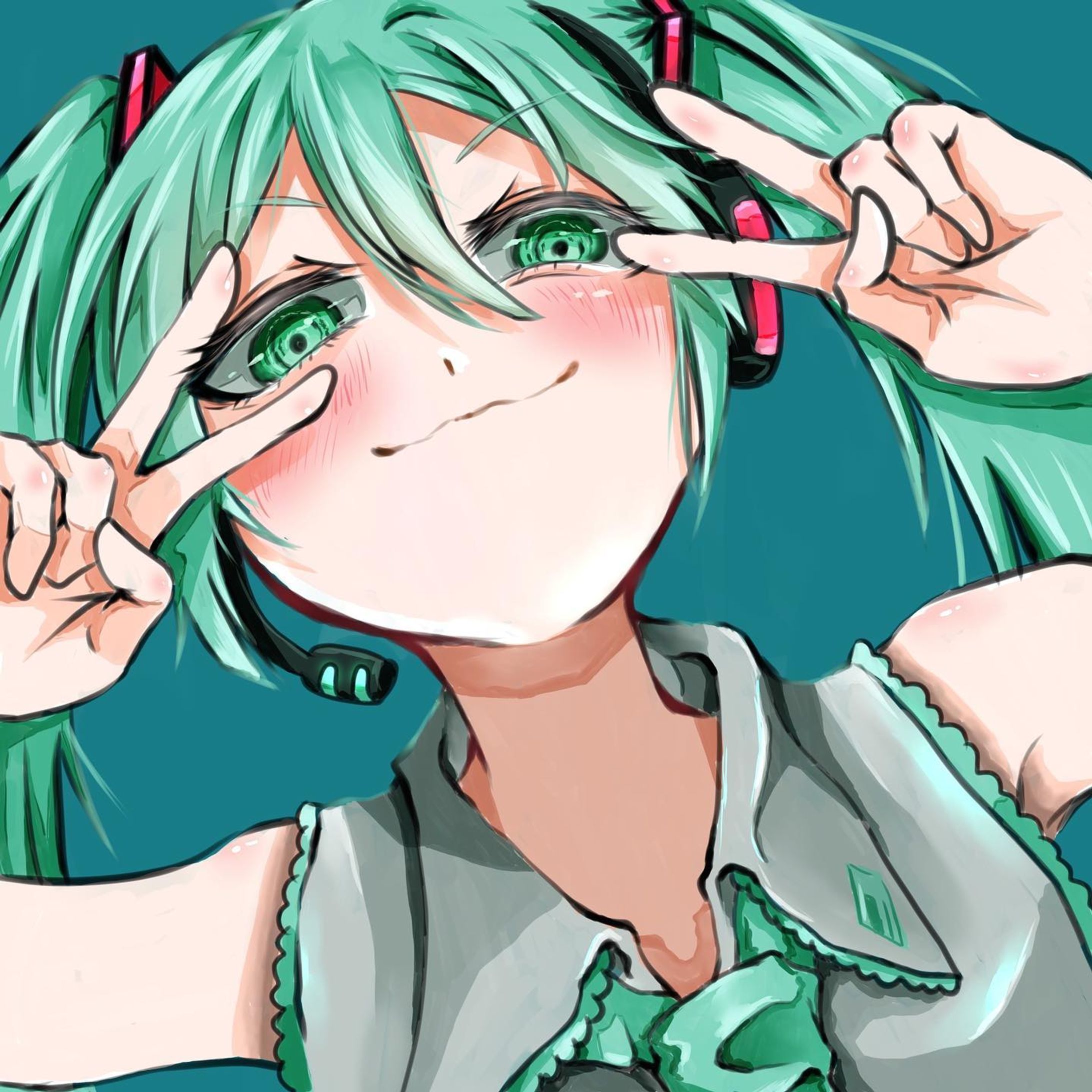 3月9日はミクの日！！！

#illustration
#初音ミク
#ミクの日
#ミクの日2023-1