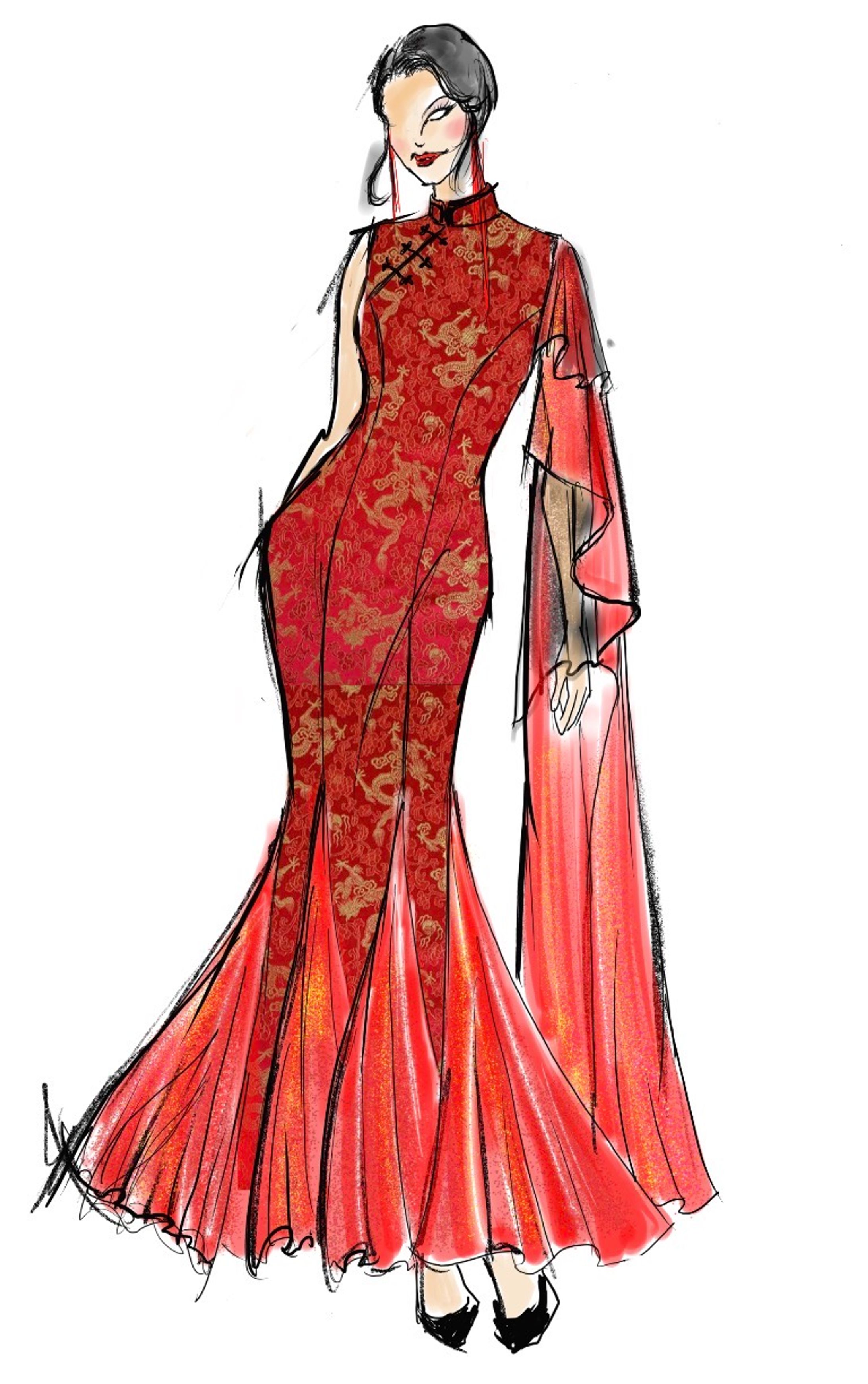 李香蘭デザイン案