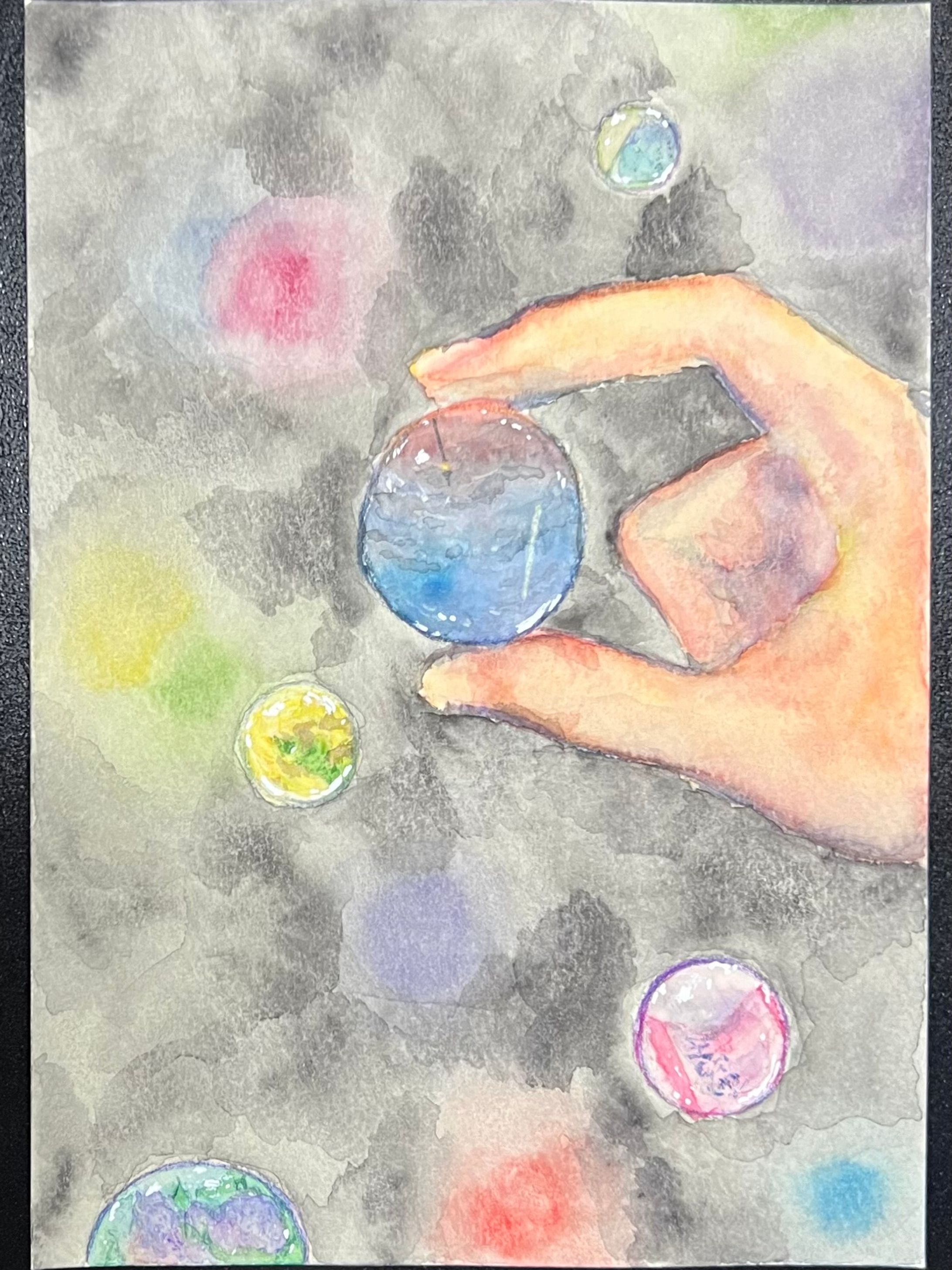 呉竹水彩アートコンペ2023応募作品-1