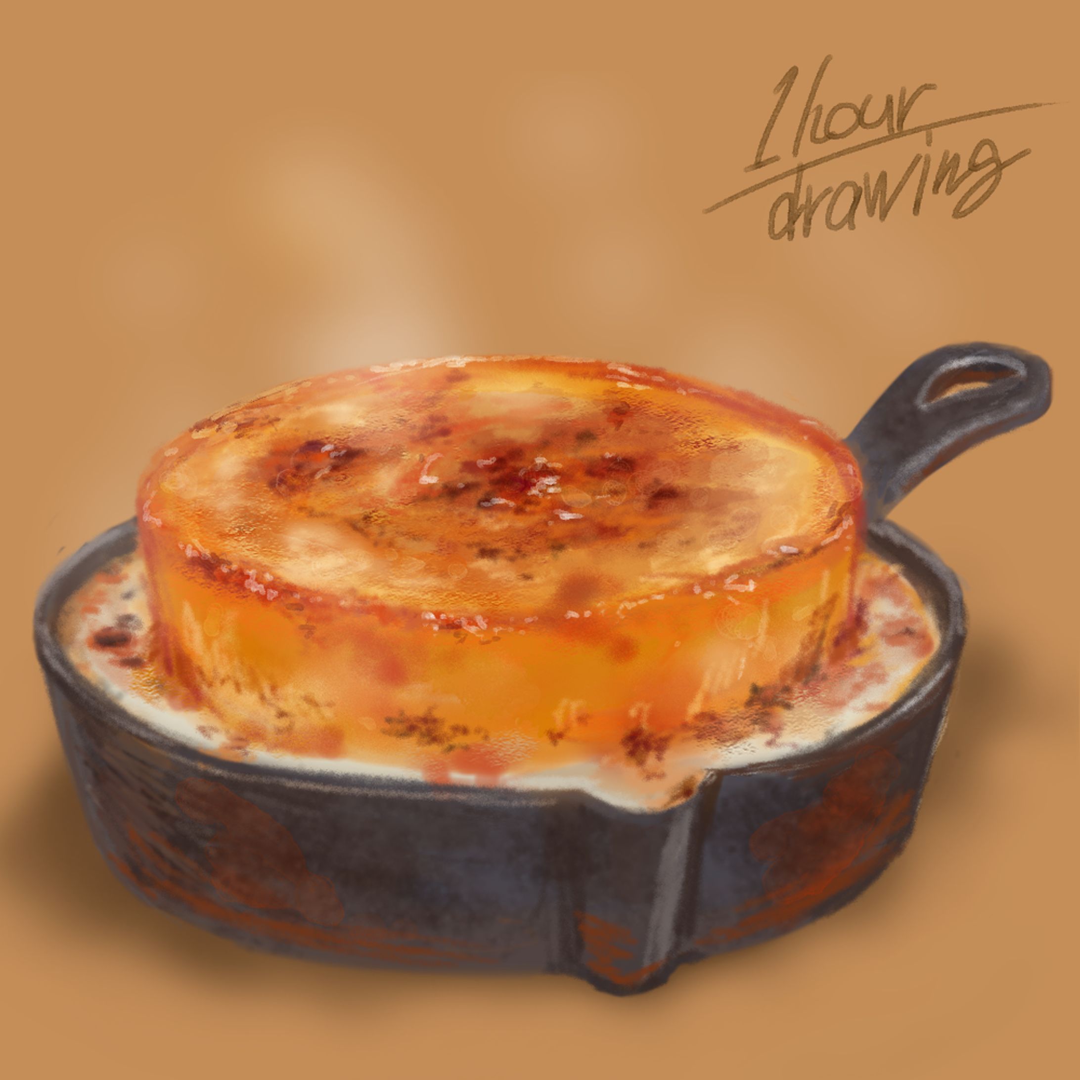 ブリュレパンケーキ 描き起こし 1H-1