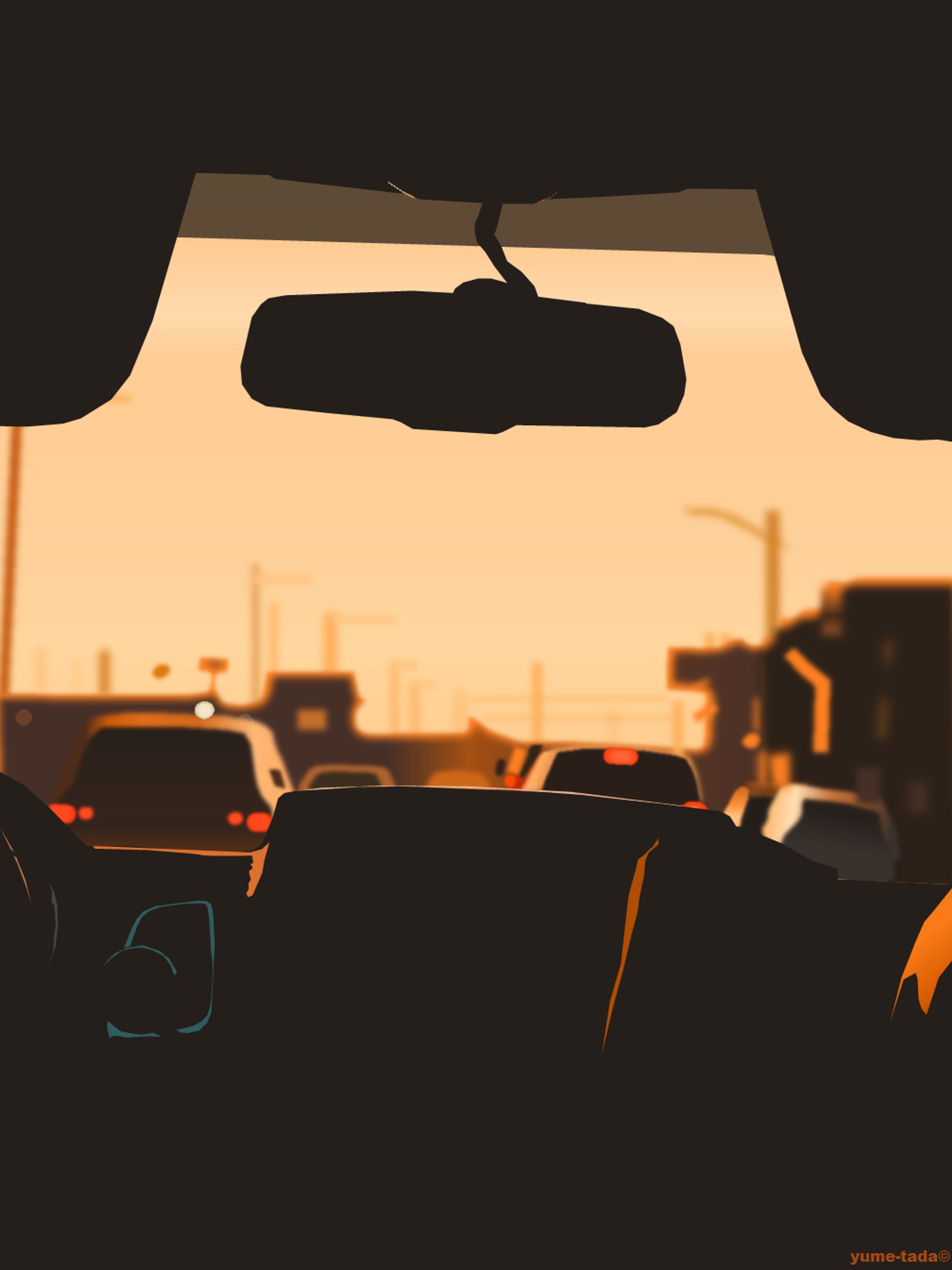 夕焼けのドライブ【Sunset Drive】-1