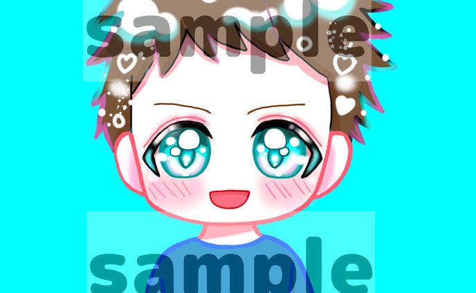 ココナラSDイラスト