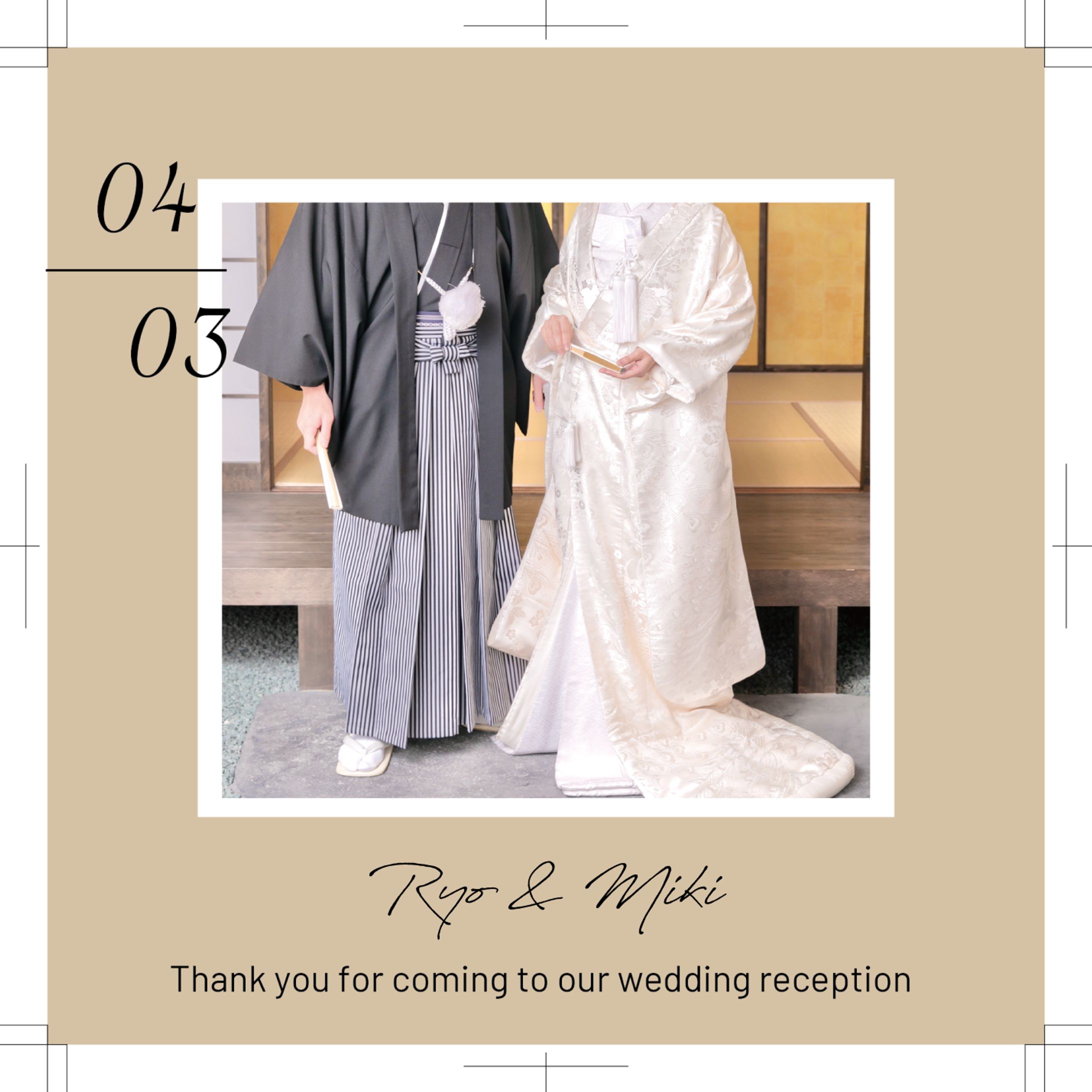 【印刷物 ・8P】 結婚式プロフィールブック-1